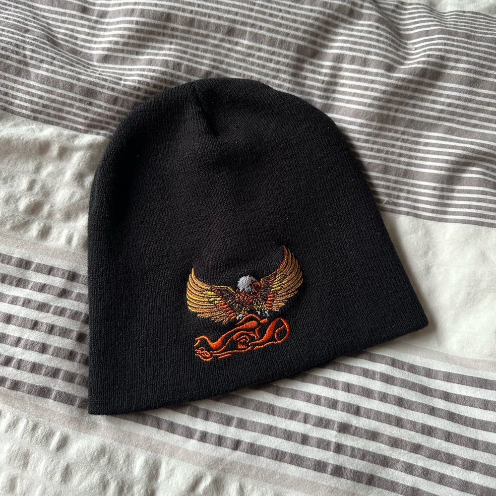 orange county choppers vintage motorcycle skater beanie 🦅